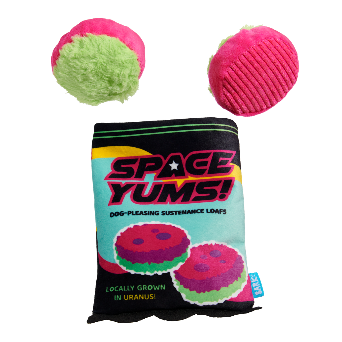 Space Yums! Plush Multi-Part + Enrichment + Fetch Dog Toy