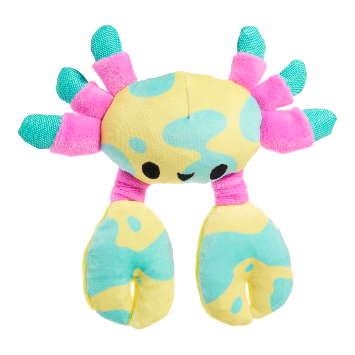 Moe The Mosaic Crab Plush Tug Dog Toy