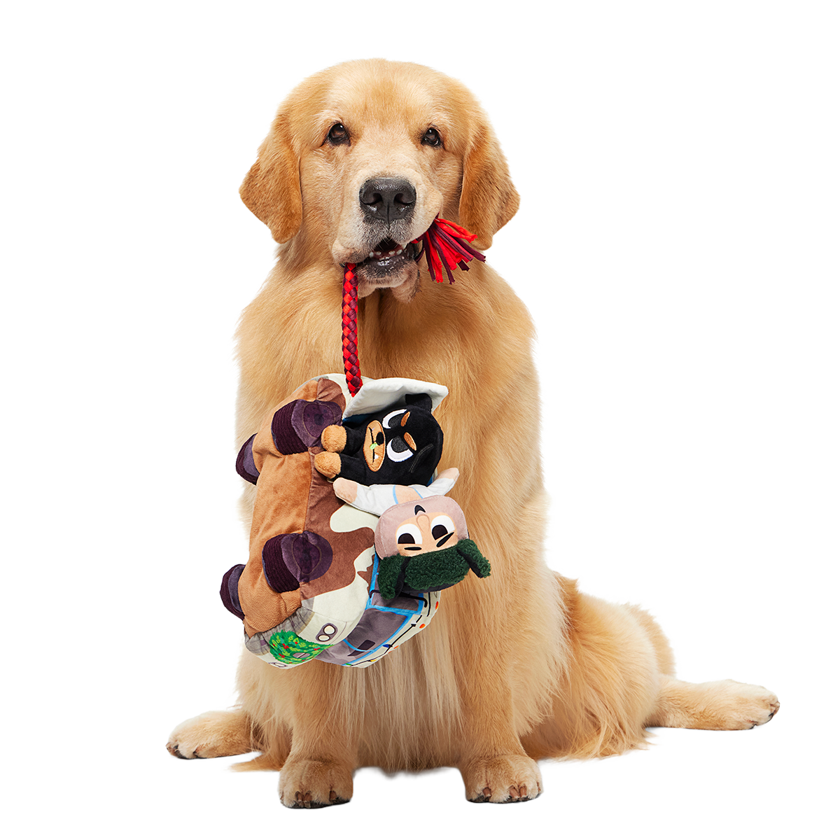 Cousin Eddie Comes to Town Plush Multi-Part + Tug Dog Toy