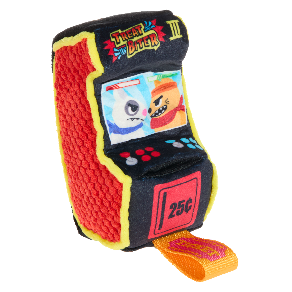 Treat Biter III Plush Enrichment + Tug Dog Toy