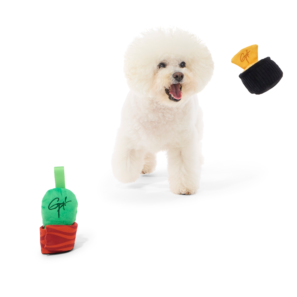Guy's Yappetizers Plush Multi-Part Dog Toy