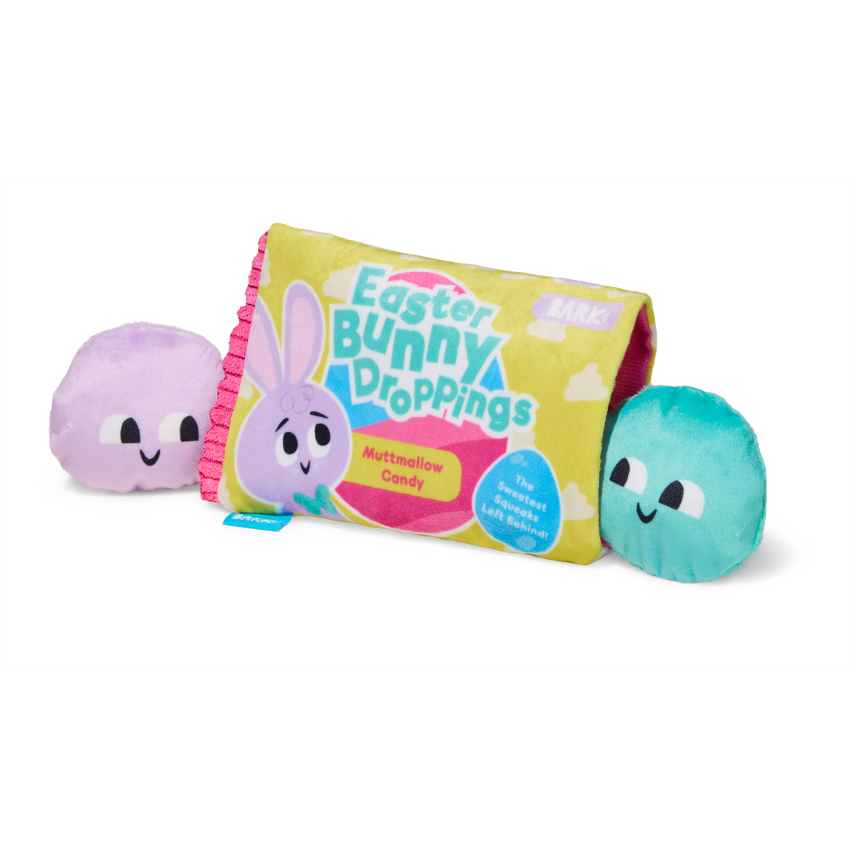 Easter Bunny Droppings Plush Multi-Part + Enrichment Dog Toy