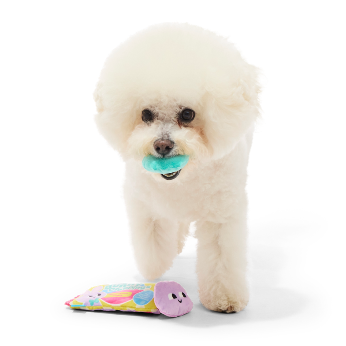 Easter Bunny Droppings Plush Multi-Part + Enrichment Dog Toy