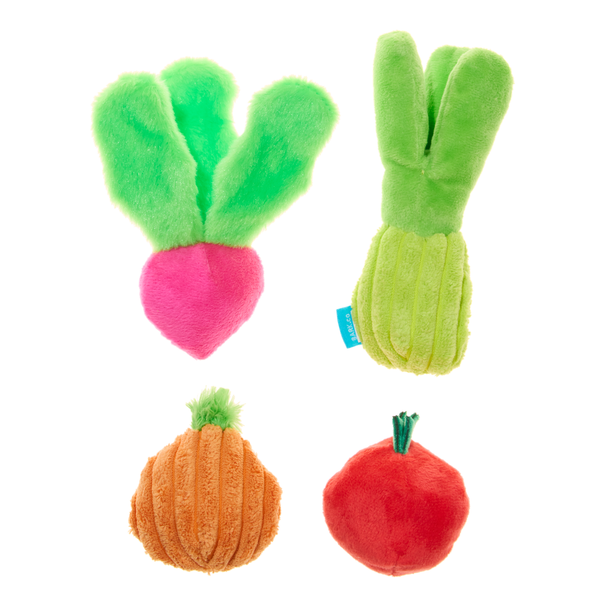 Garden Party Plush Multi-Part Tug + Fetch Dog Toy