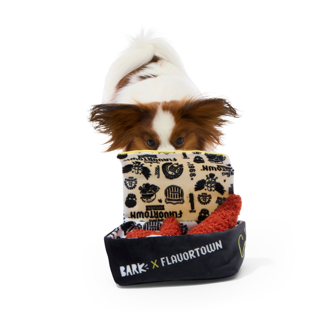 Flavgrrrtown Wings Plush Multi-Part + Enrichment Dog Toy