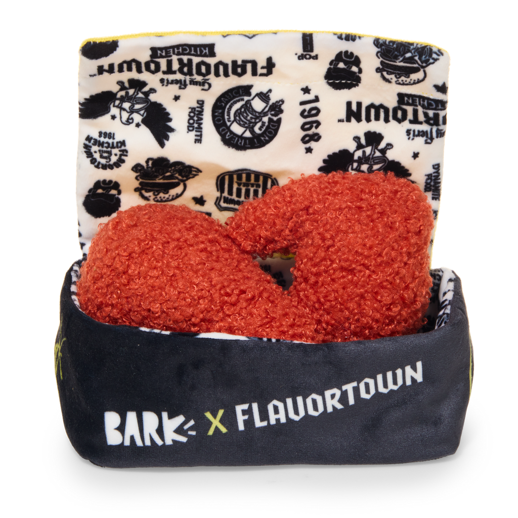 Flavgrrrtown Wings Plush Multi-Part + Enrichment Dog Toy – BARK Flavgrrrtown Wings Plush Multi-Part + Enrichment Dog Toy – BARK