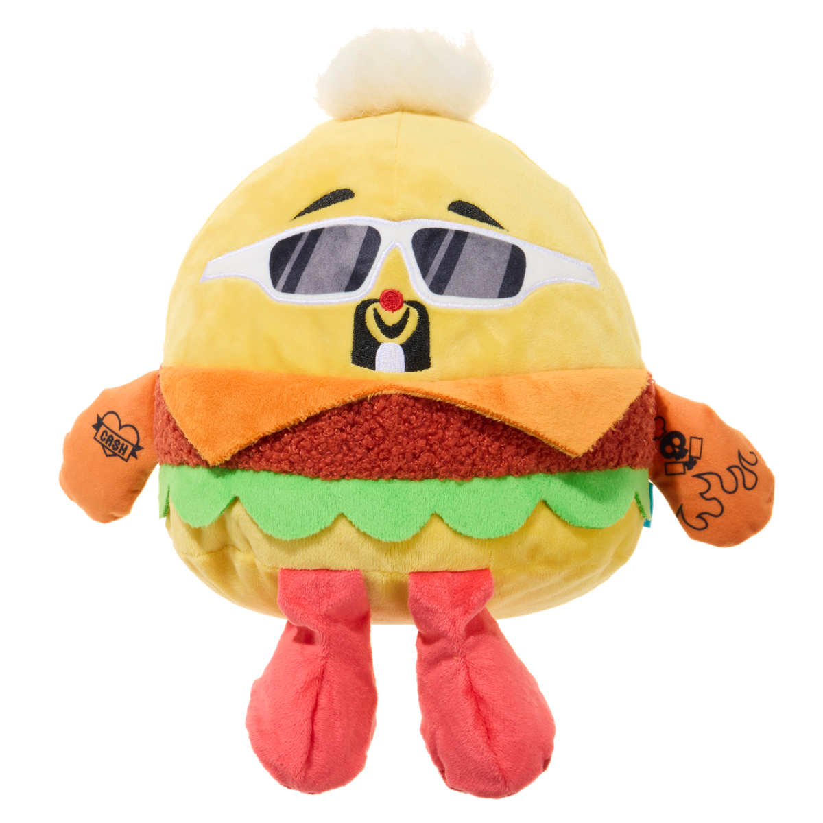 Flame-Grilled Fieri Plush Extra-Large + Tug Dog Toy