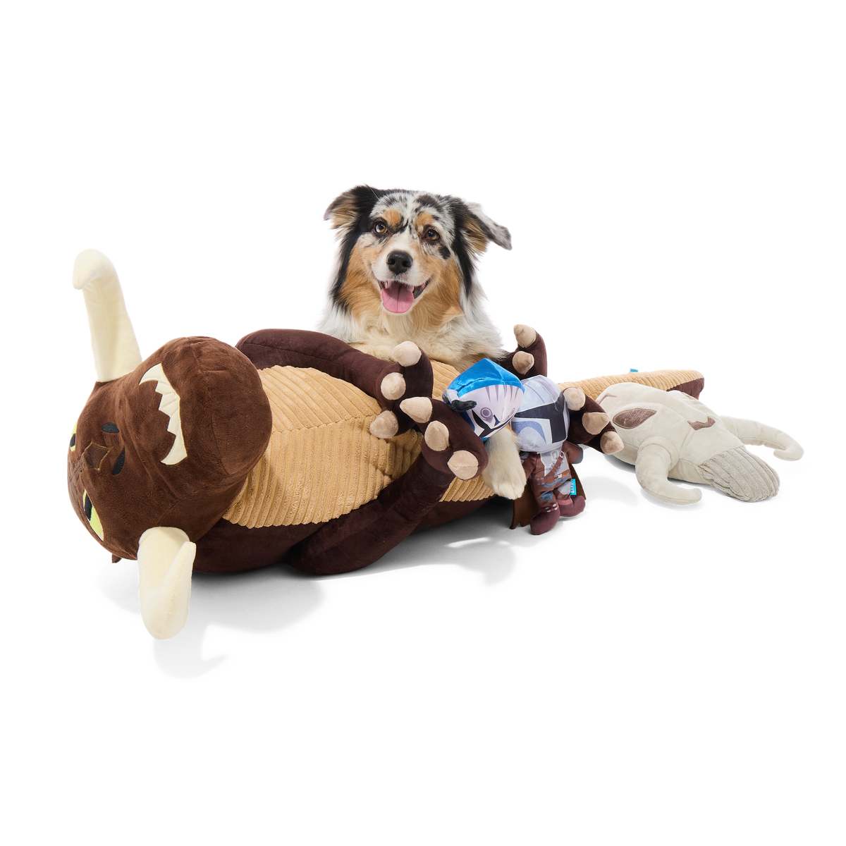 Mythosaur™ Plush XXXL Multi-Part + Enrichment Dog Toy