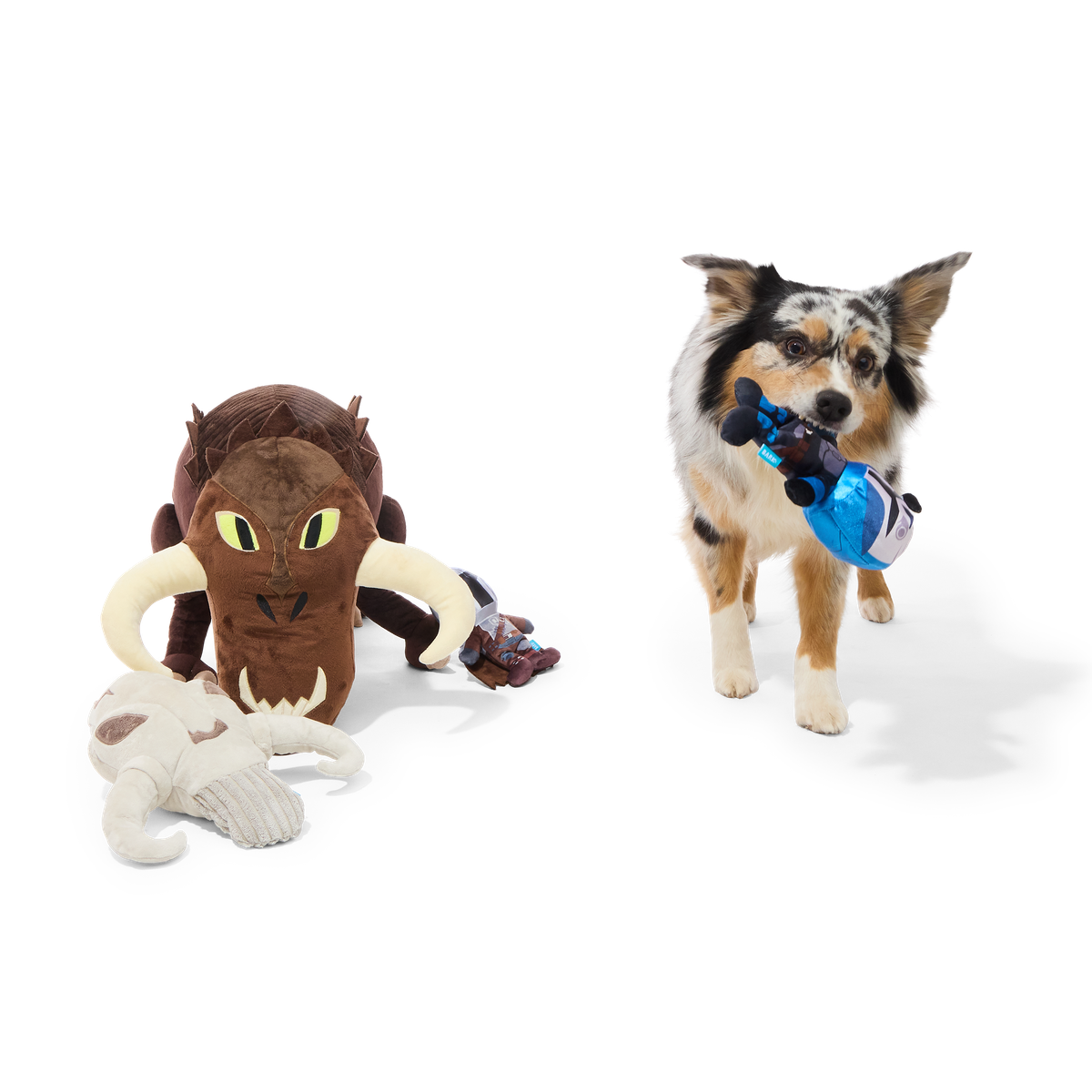 Mythosaur™ Plush XXXL Multi-Part + Enrichment Dog Toy
