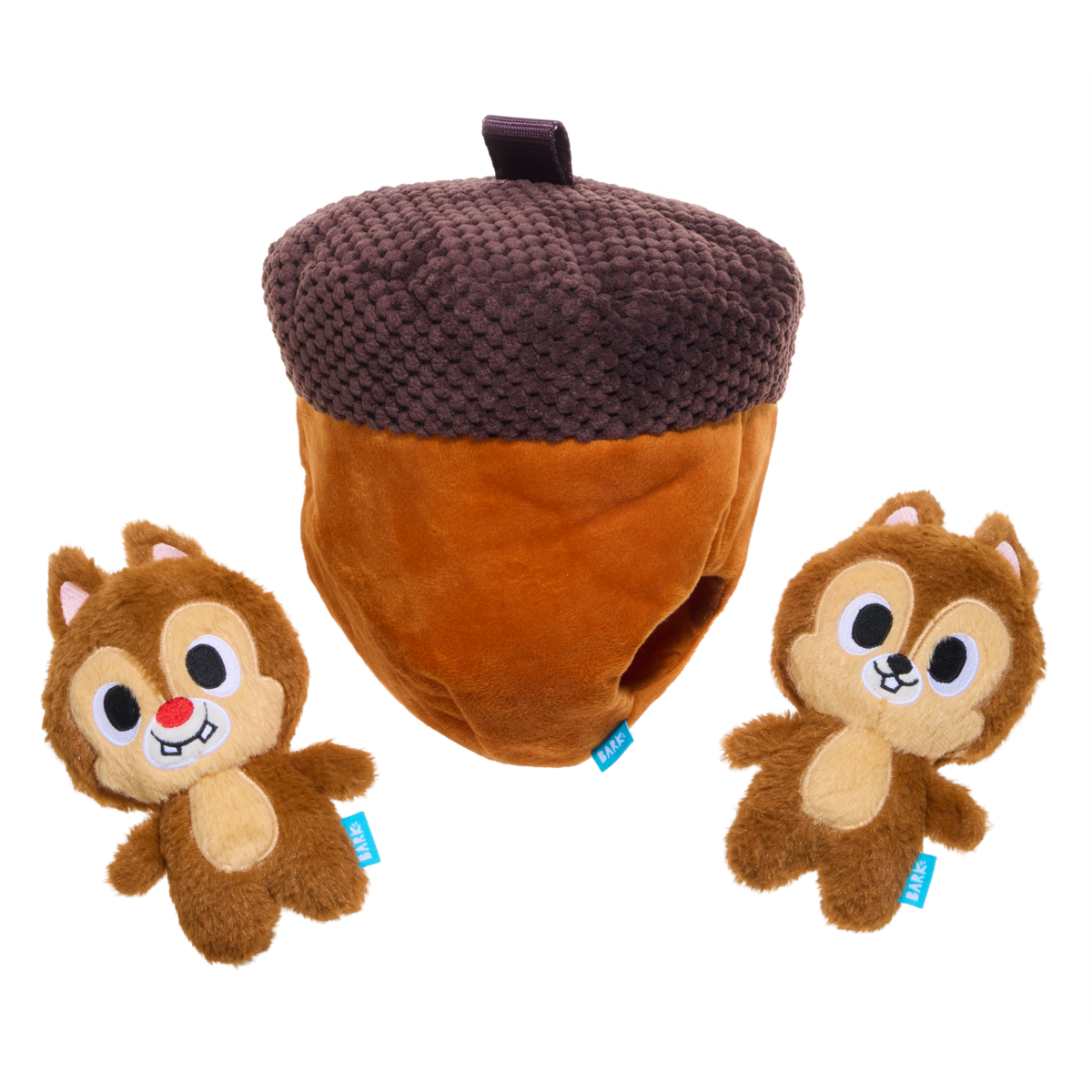 Chip 'N Dale in a Nutshell Plush Multi-Part + Enrichment Dog Toy
