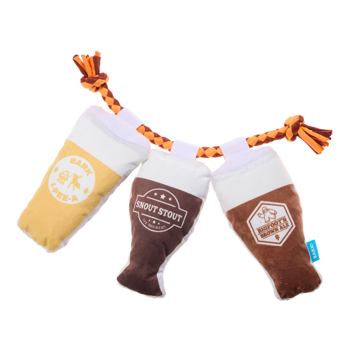 Tug-of-Beers Plush Tug Dog Toy