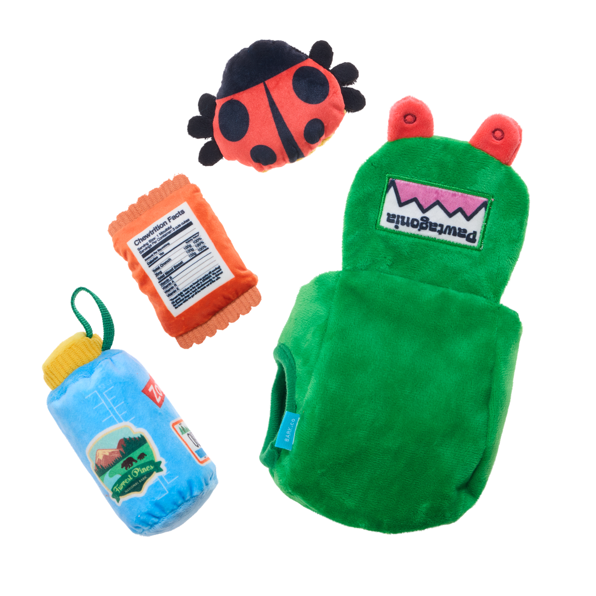 PNW Barkpack Plush Multi-Part + Enrichment Dog Toy