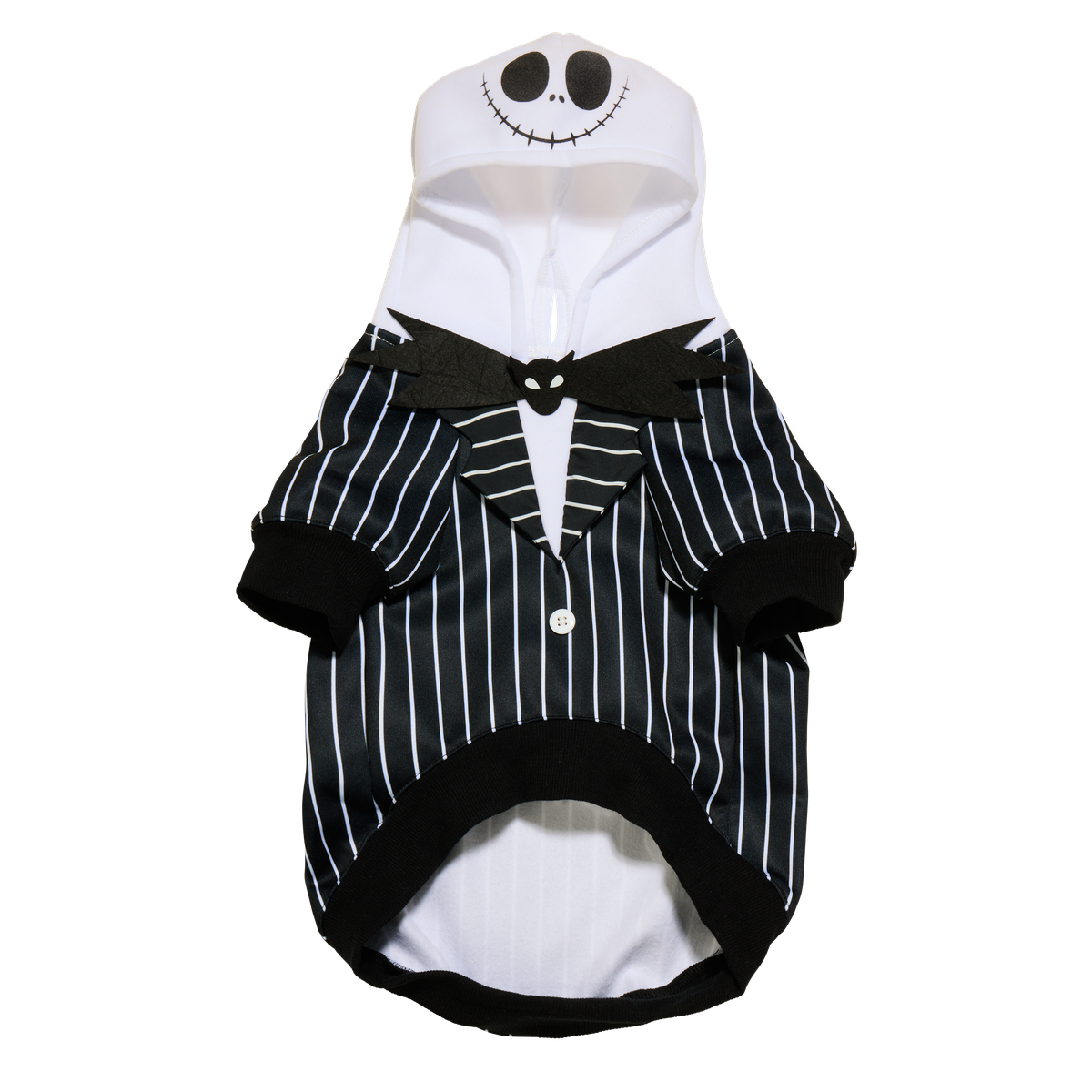 Jack Skellington's Pinstripe Suit Dog Hoodie