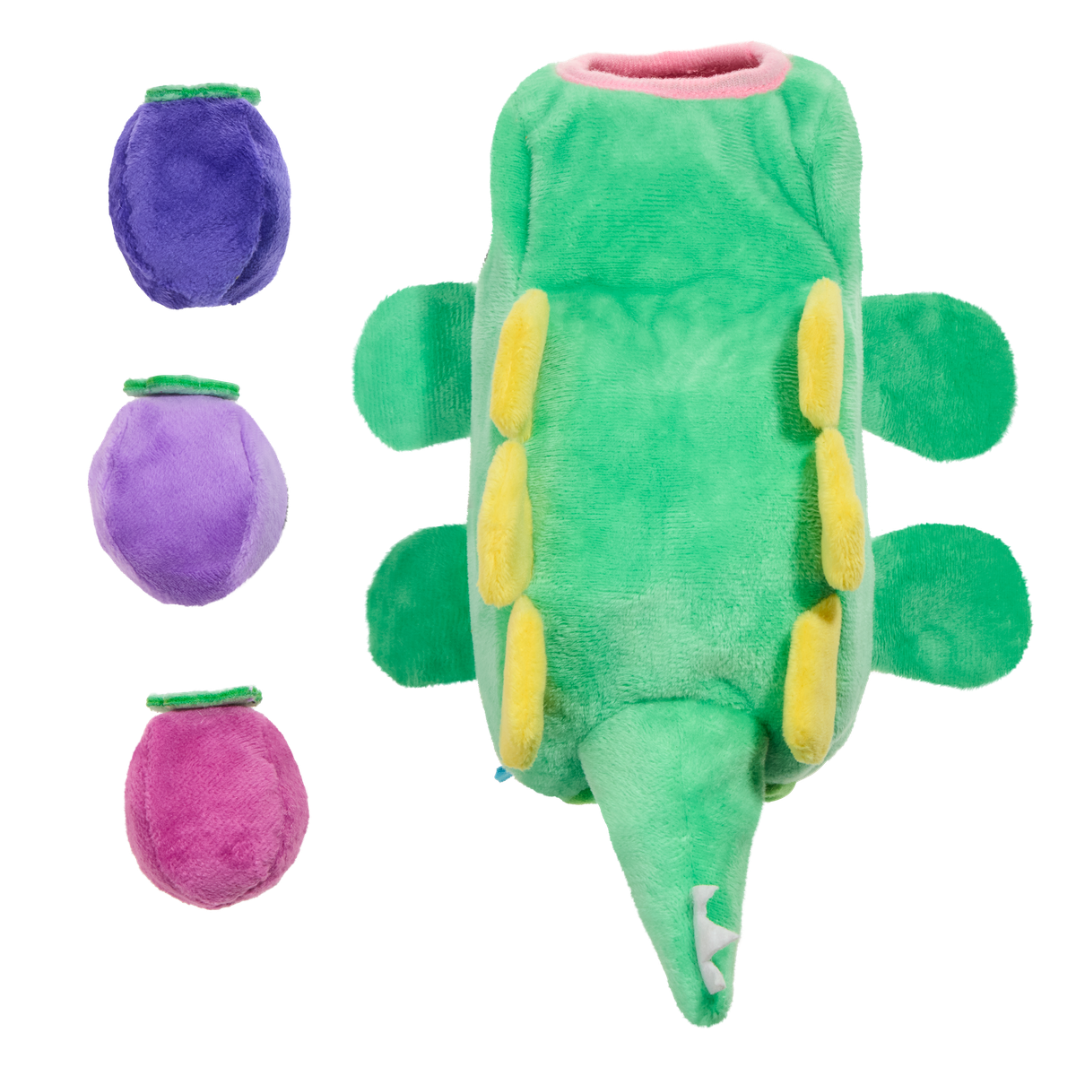 Berry Hungry Bernard Plush Multi-Part + Enrichment Dog Toy