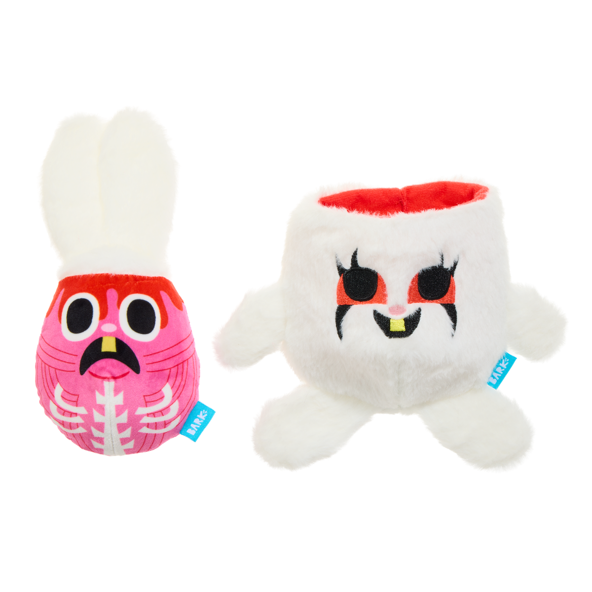 Psycho Bunny Plush Multi-Part + Enrichment Dog Toy