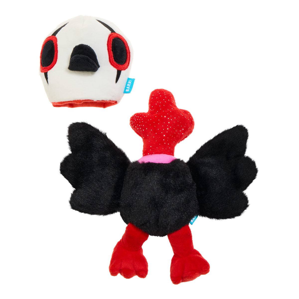 Murder Bird Plush Multi-Part + Tug Dog Toy