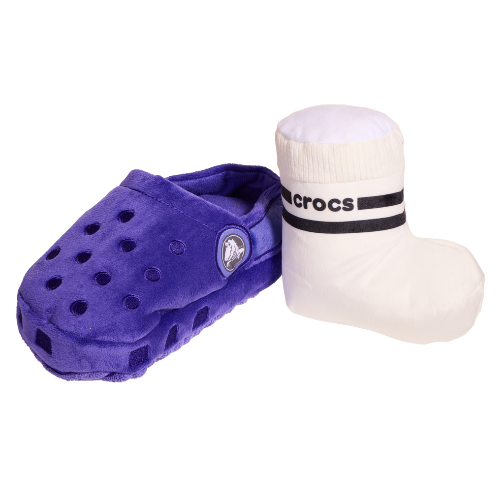 Rock Your Socks Plush Multi-Part + Enrichment Dog Toy