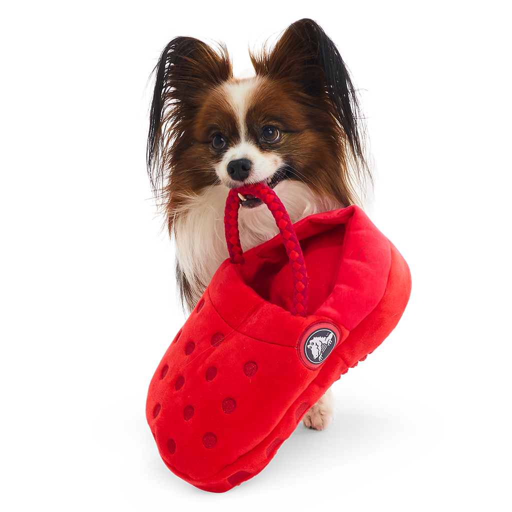 Classic K9 Clog Plush Extra-Large + Tug + Enrichment Dog Toy