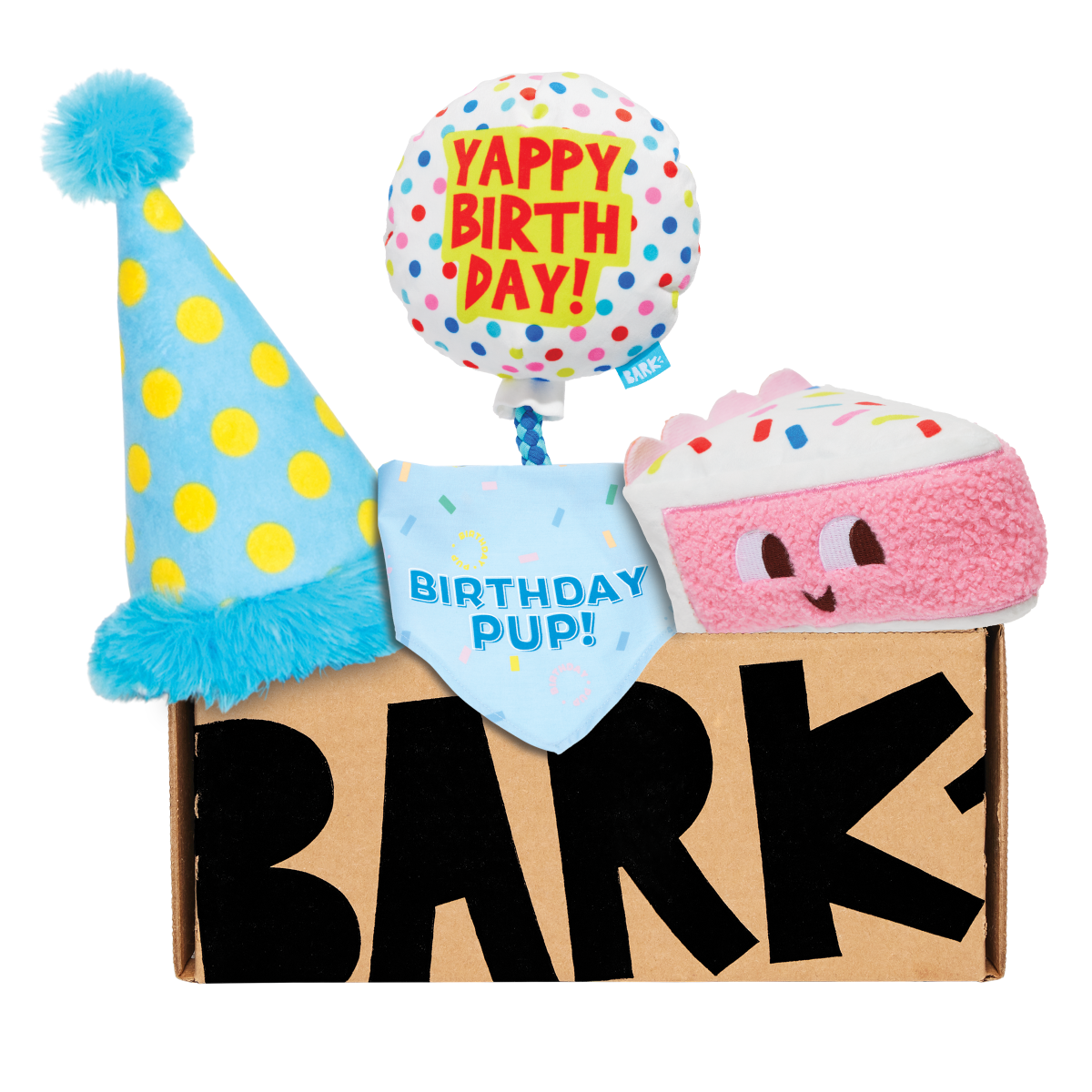 Birthday BarkBox (Toy-Only) - One Month Gift Box#Dog Size_Small Dog