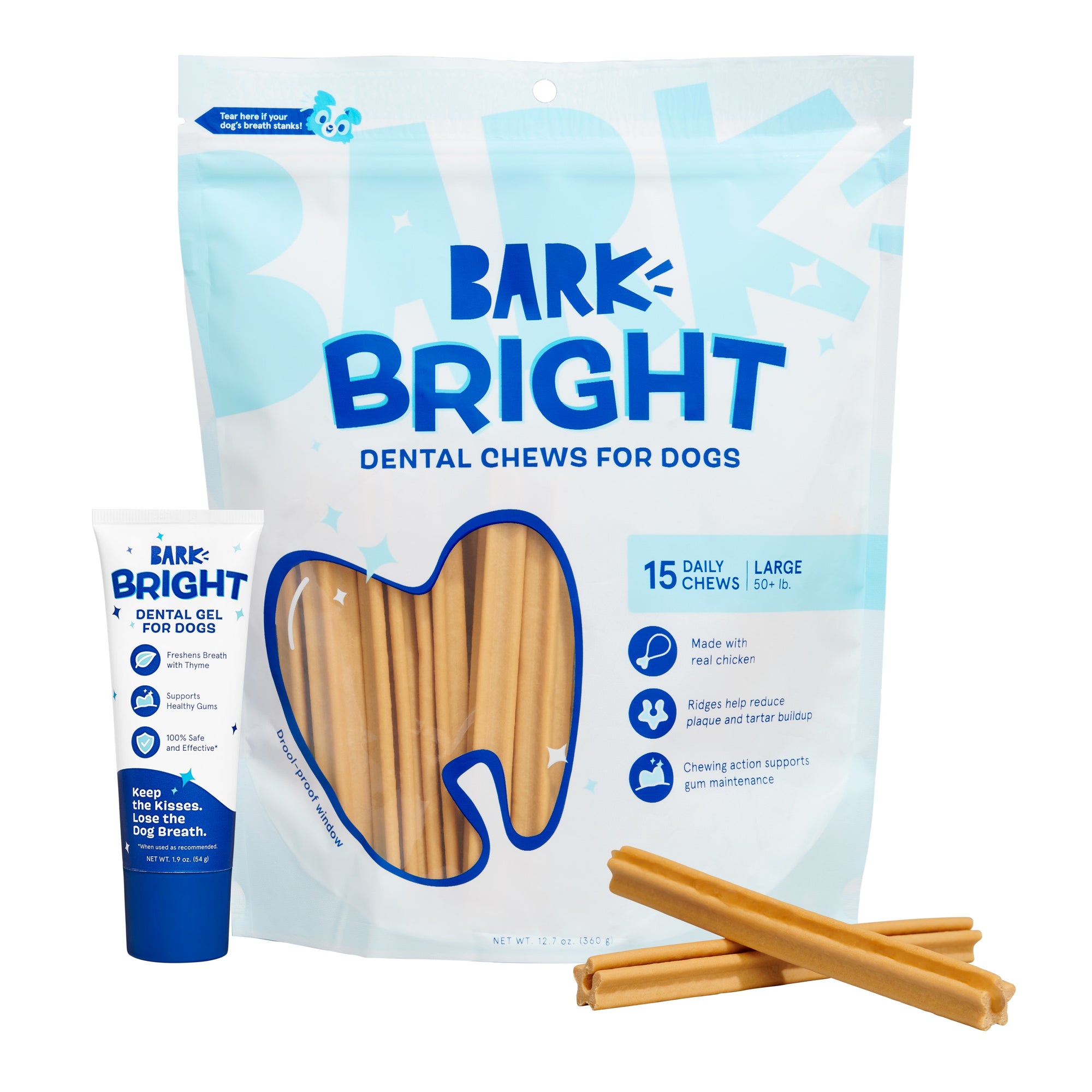 BARK Bright Dental Care Kit for Dogs BARK