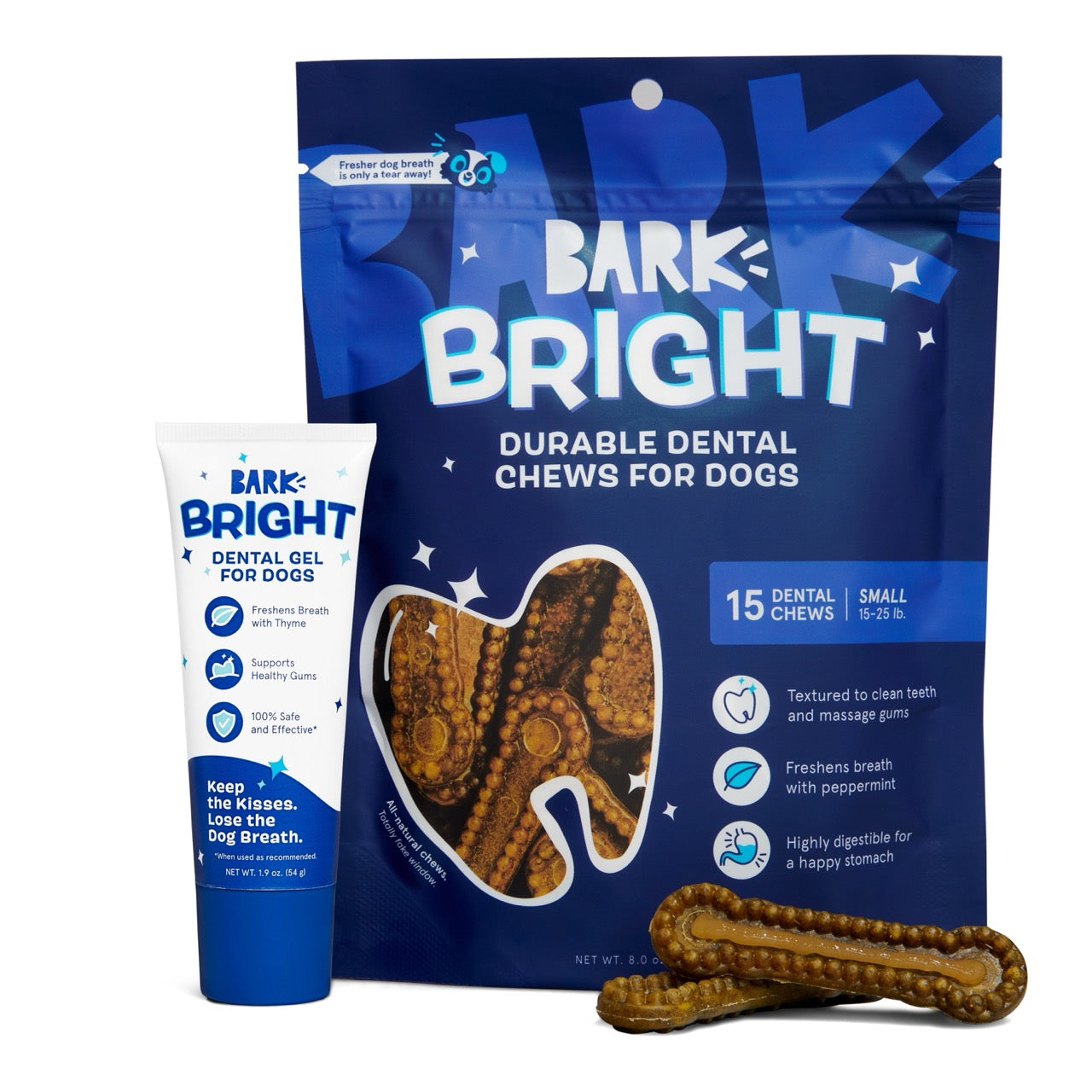 BARK Bright Dog Dental Care: Kits, Chews & Toothpaste | BARK