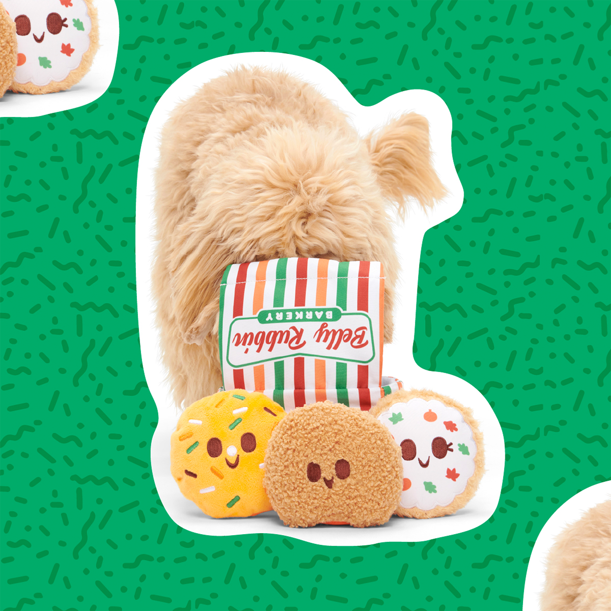 Junk Food Club, Plush Monthly Dog Toys