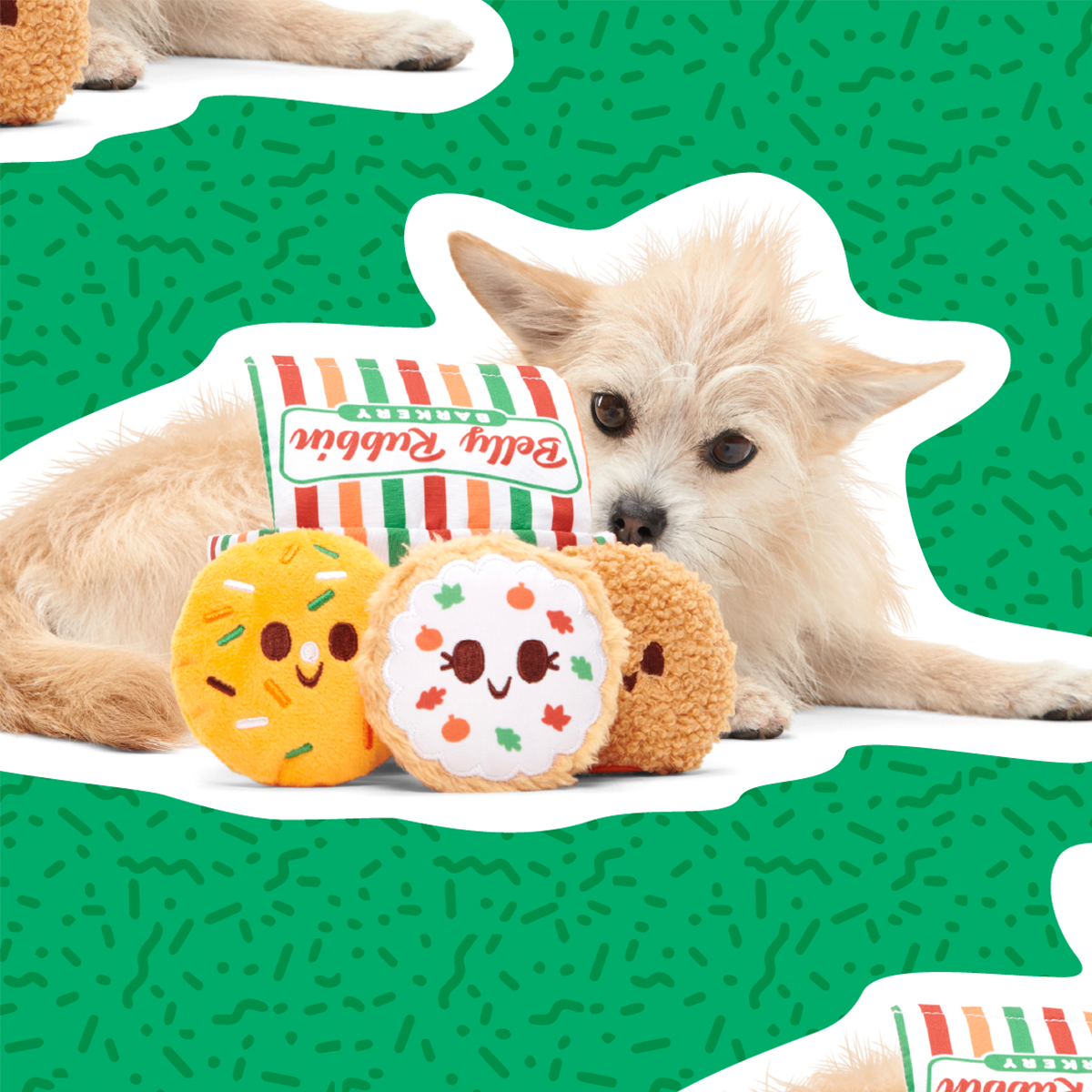 Junk Food Club, Plush Monthly Dog Toys