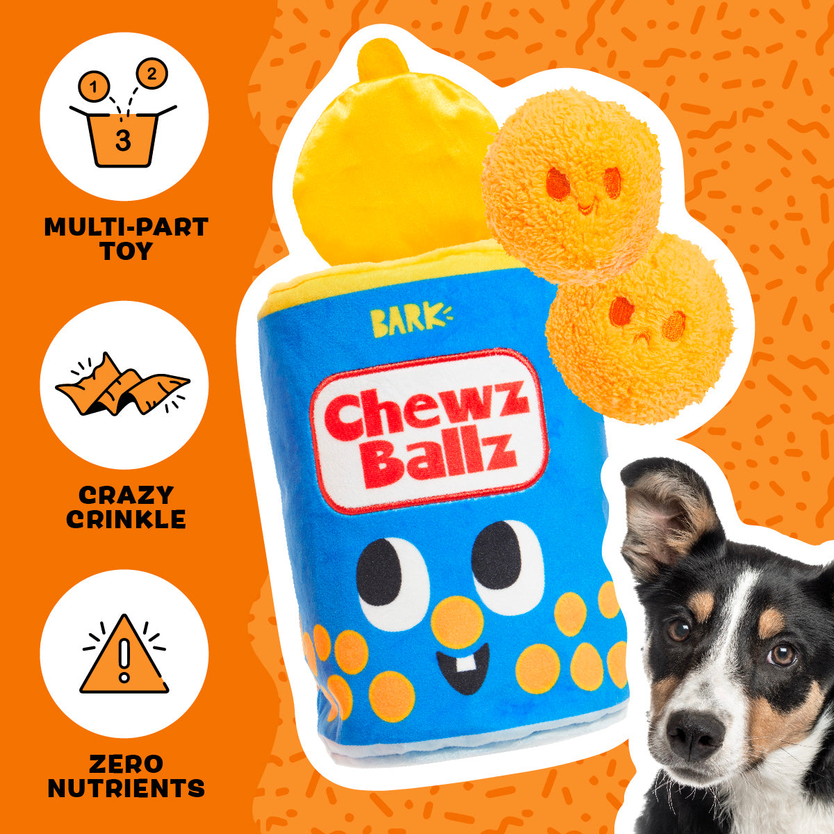 Junk Food Club, Plush Monthly Dog Toys