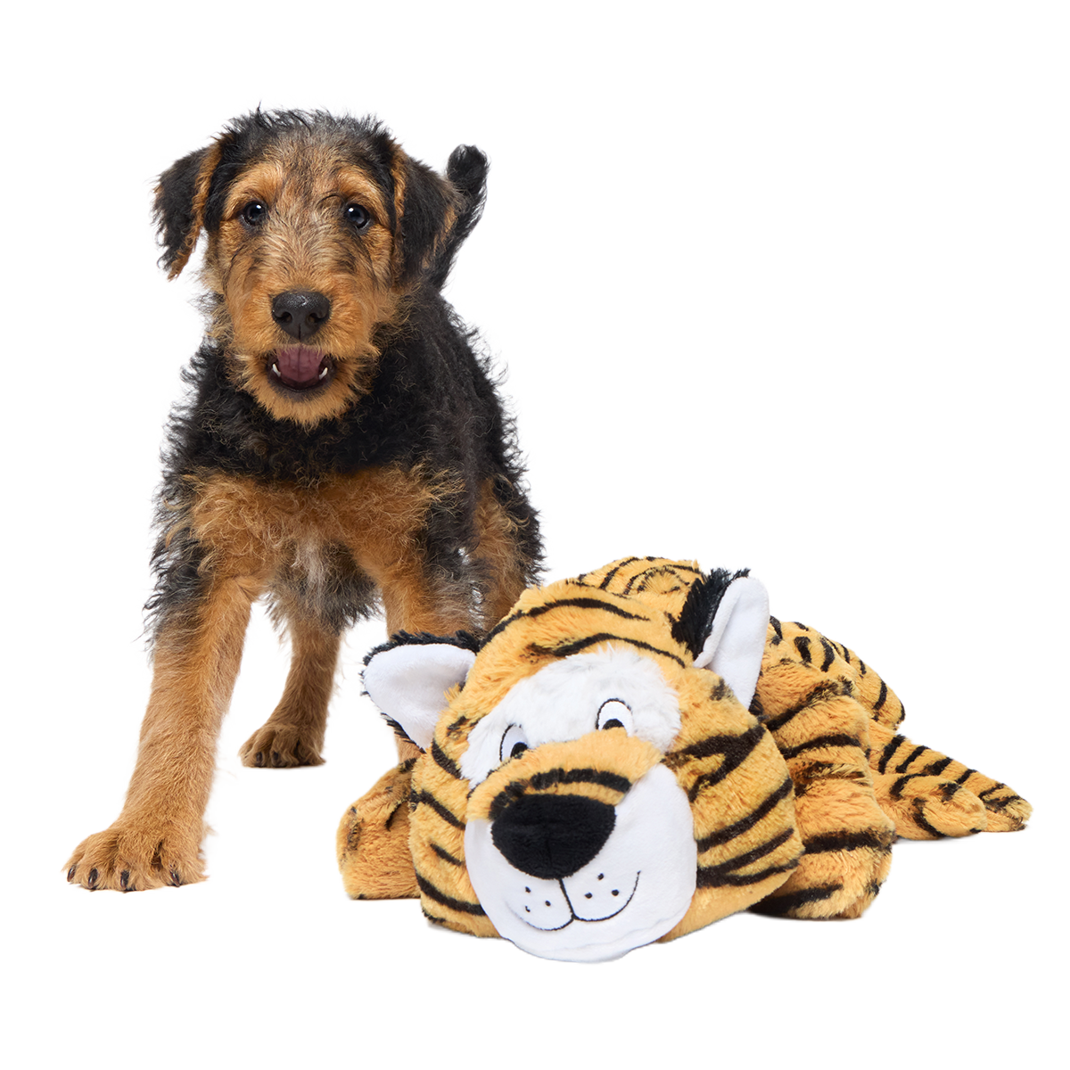 Benji the Bouncing Tiger Plush Extra-Large Tug Dog Toy