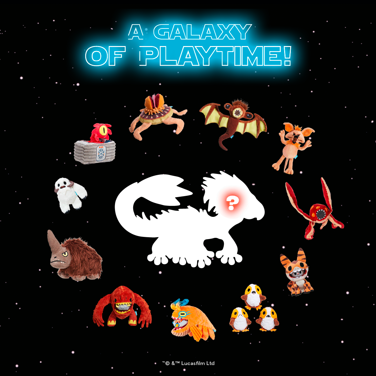Star Wars™ Creature Club, Plush Monthly Dog Toys