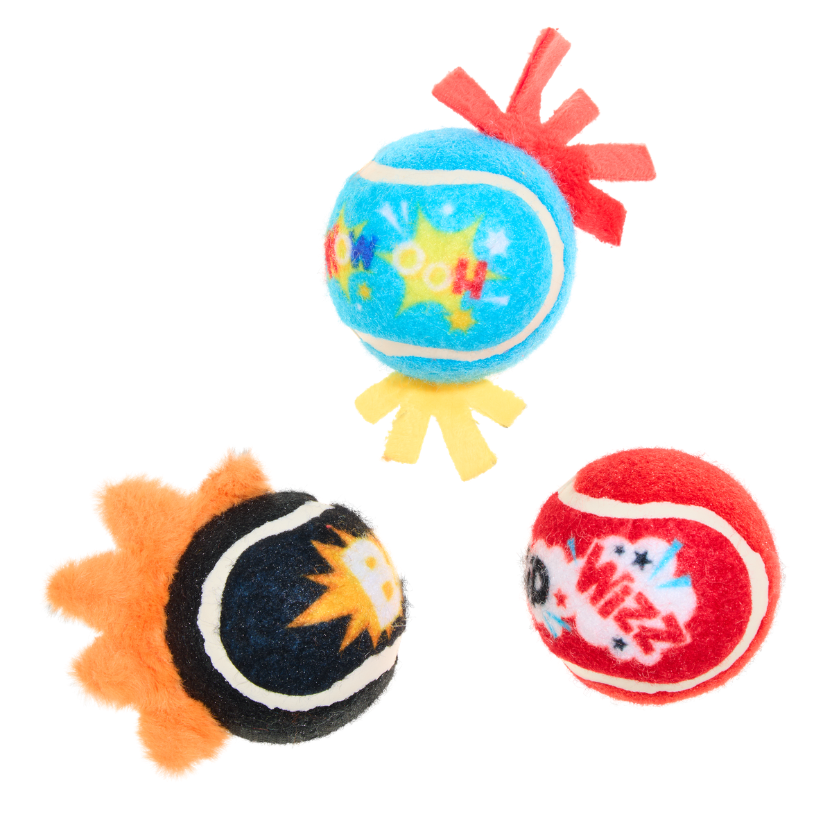 Tennis Ball Club, 3 Squeaky Monthly Tennis Ball Dog Toys