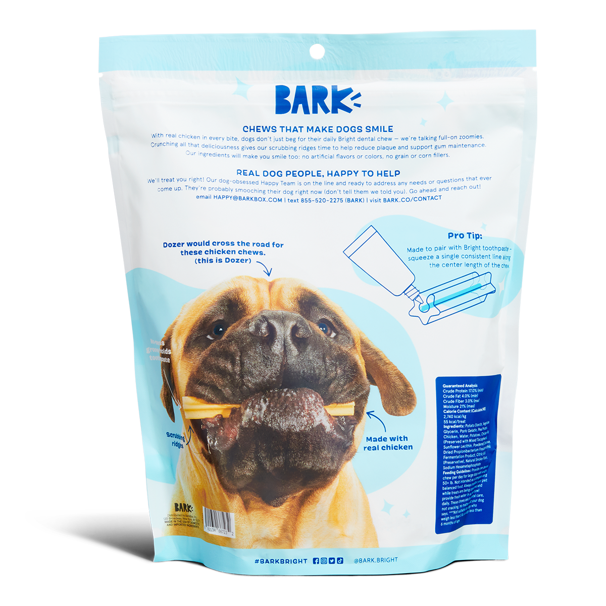 Bright Dental Chews, 15 Ct