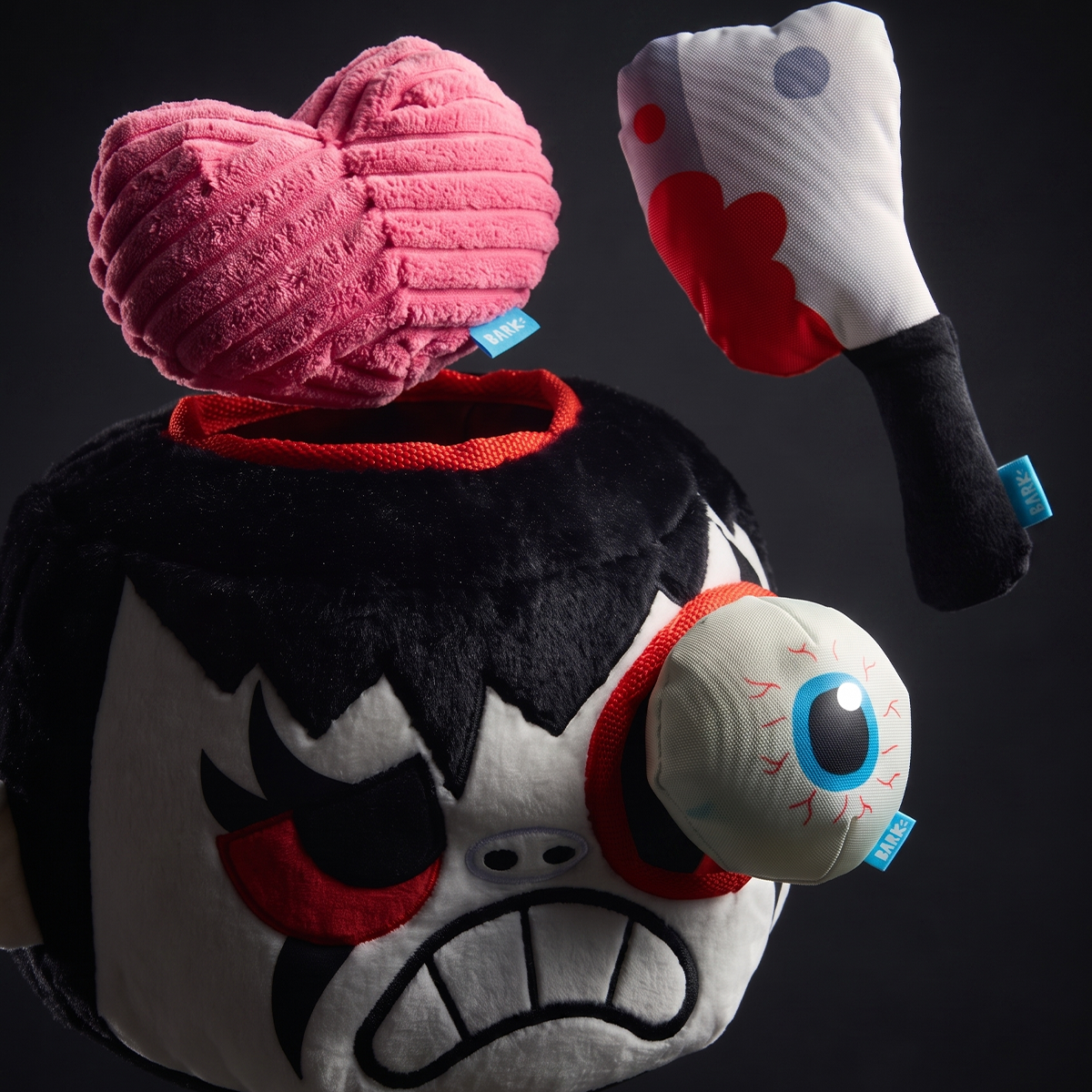 Dead Head Burow Plush Multi-Part + Enrichment Dog Toy