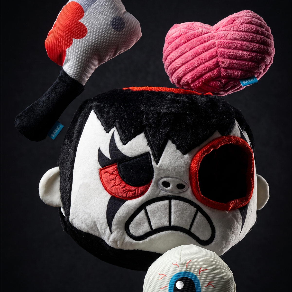 Dead Head Burow Plush Multi-Part + Enrichment Dog Toy