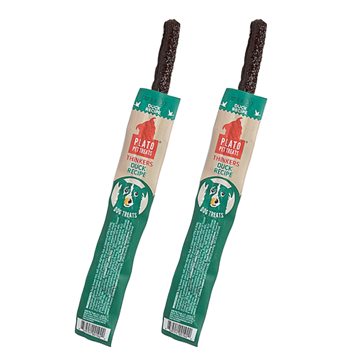 Duck Thinkers Stick Hard & Chewy Dog Treats, 2-Pack