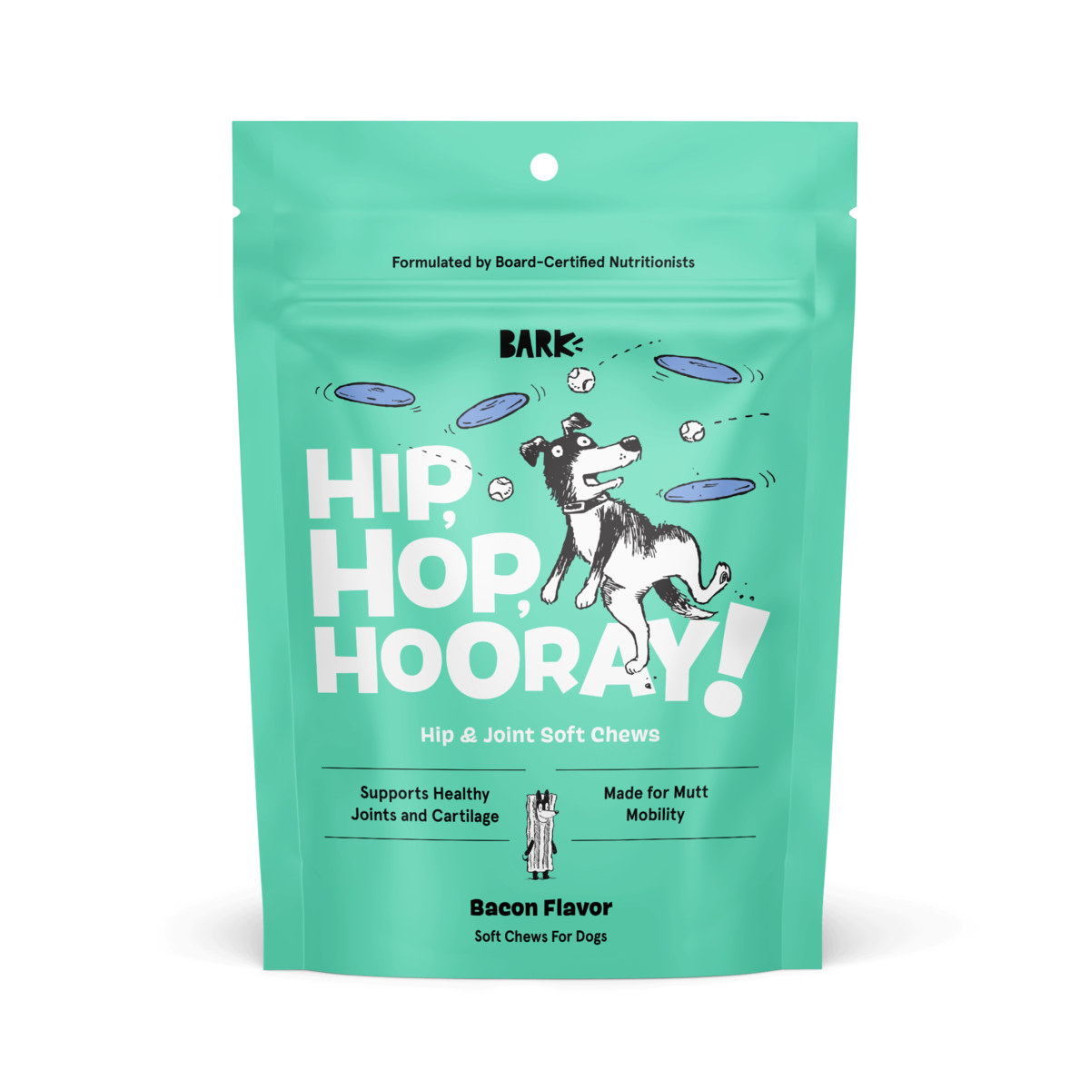 Hip, Hop, Hooray: Hip and Joint Soft Chews Dog Treat Supplements