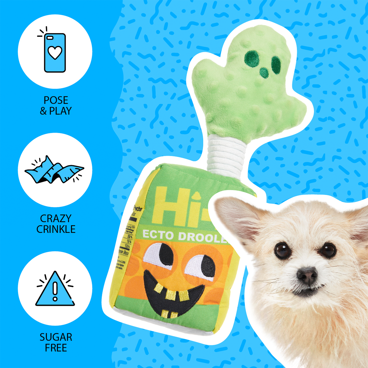 Junk Food Club, Plush Monthly Dog Toys