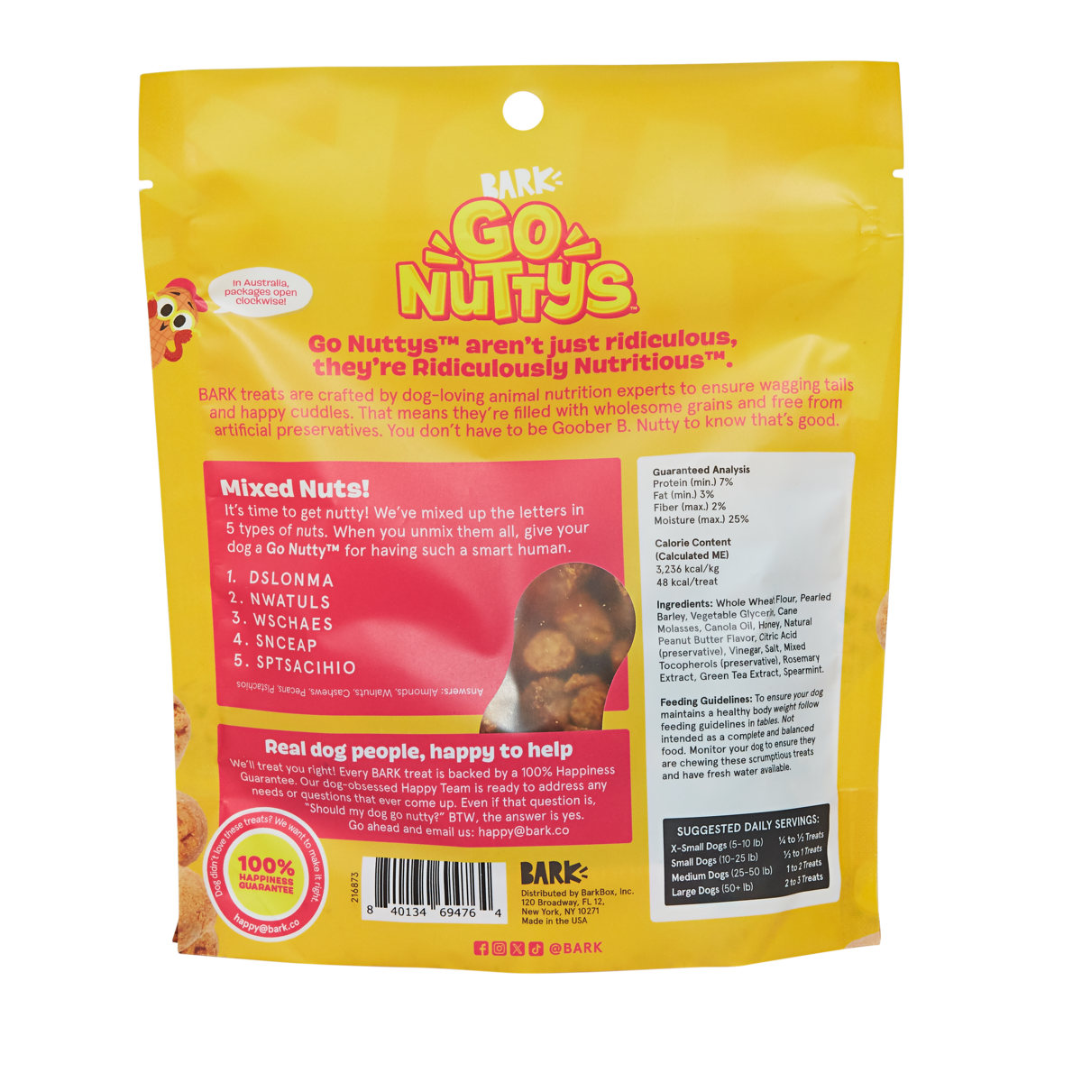 Go Nutty's™ Soft-Baked Dog Treats, 4oz
