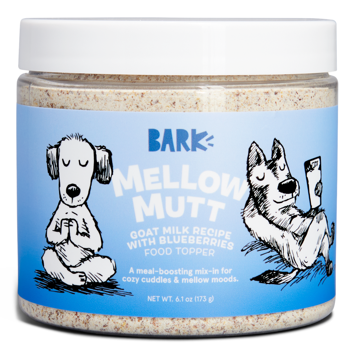 Mellow Mutt Goat Milk Recipe with Blueberries 6.1 oz, 2 Ct