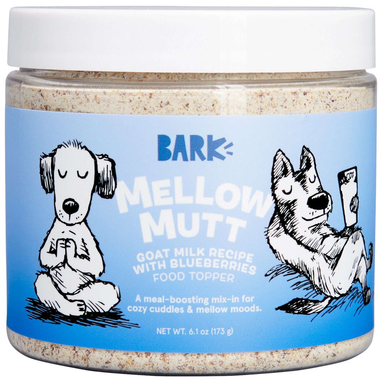 Mellow Mutt Goat Milk Recipe with Blueberries