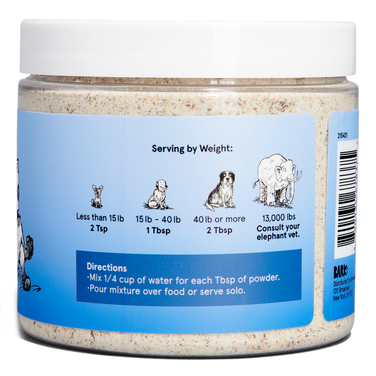 Mellow Mutt Goat Milk Recipe with Blueberries 6.1 oz, 2 Ct