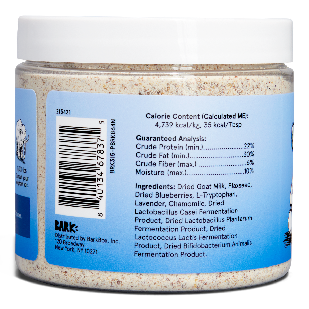 Mellow Mutt Goat Milk Recipe with Blueberries 6.1 oz, 2 Ct