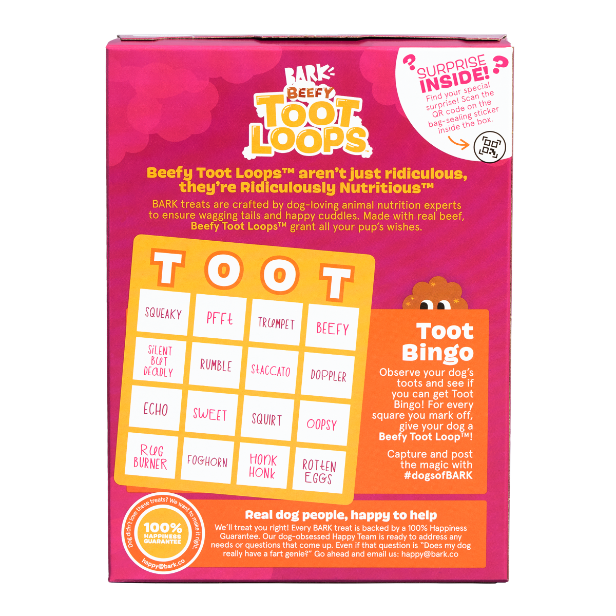 Beefy Toot Loops™ Crunchy Dog Treats - Beef Blend