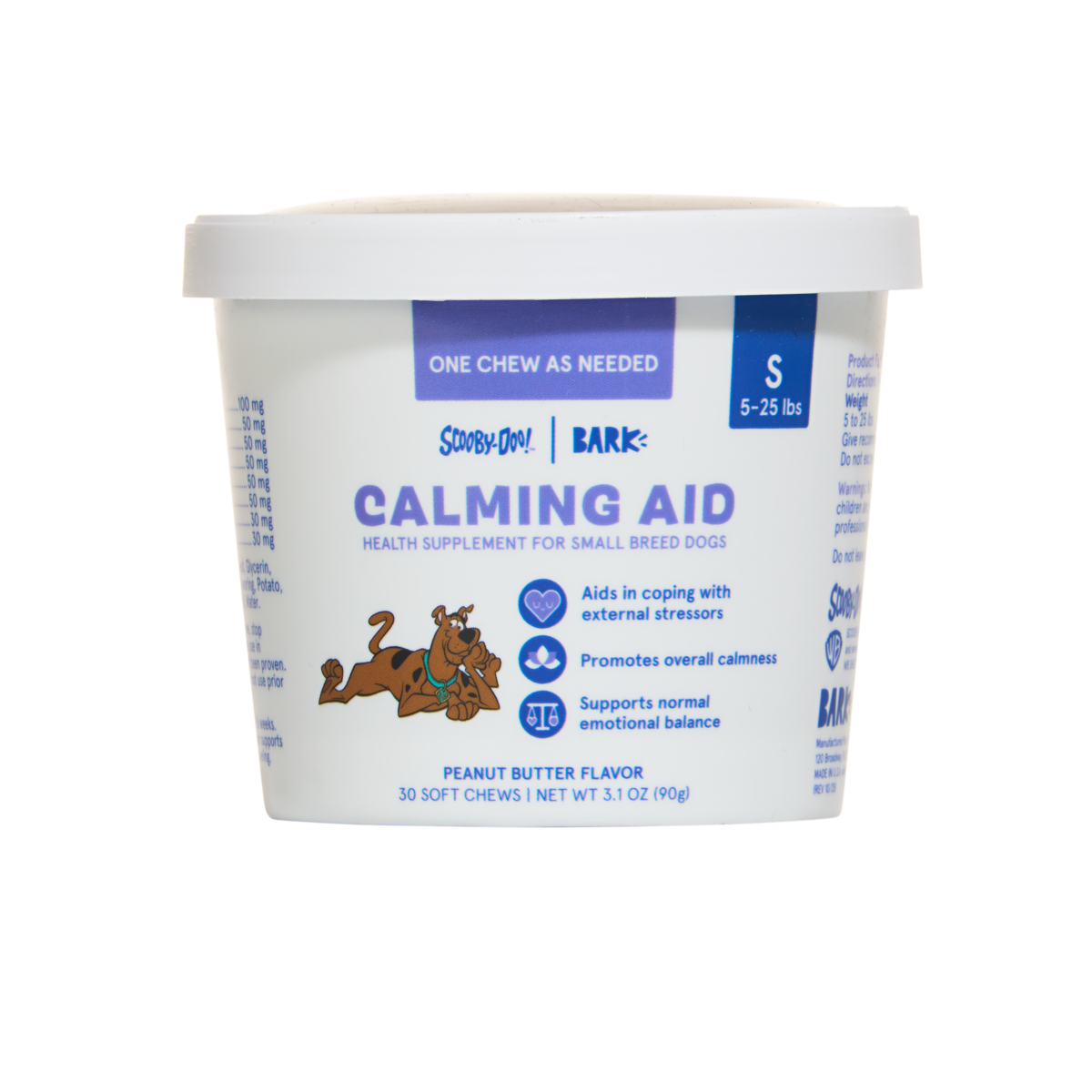 Calming Aid Dog Treat Supplements, 30 Ct#Size_S