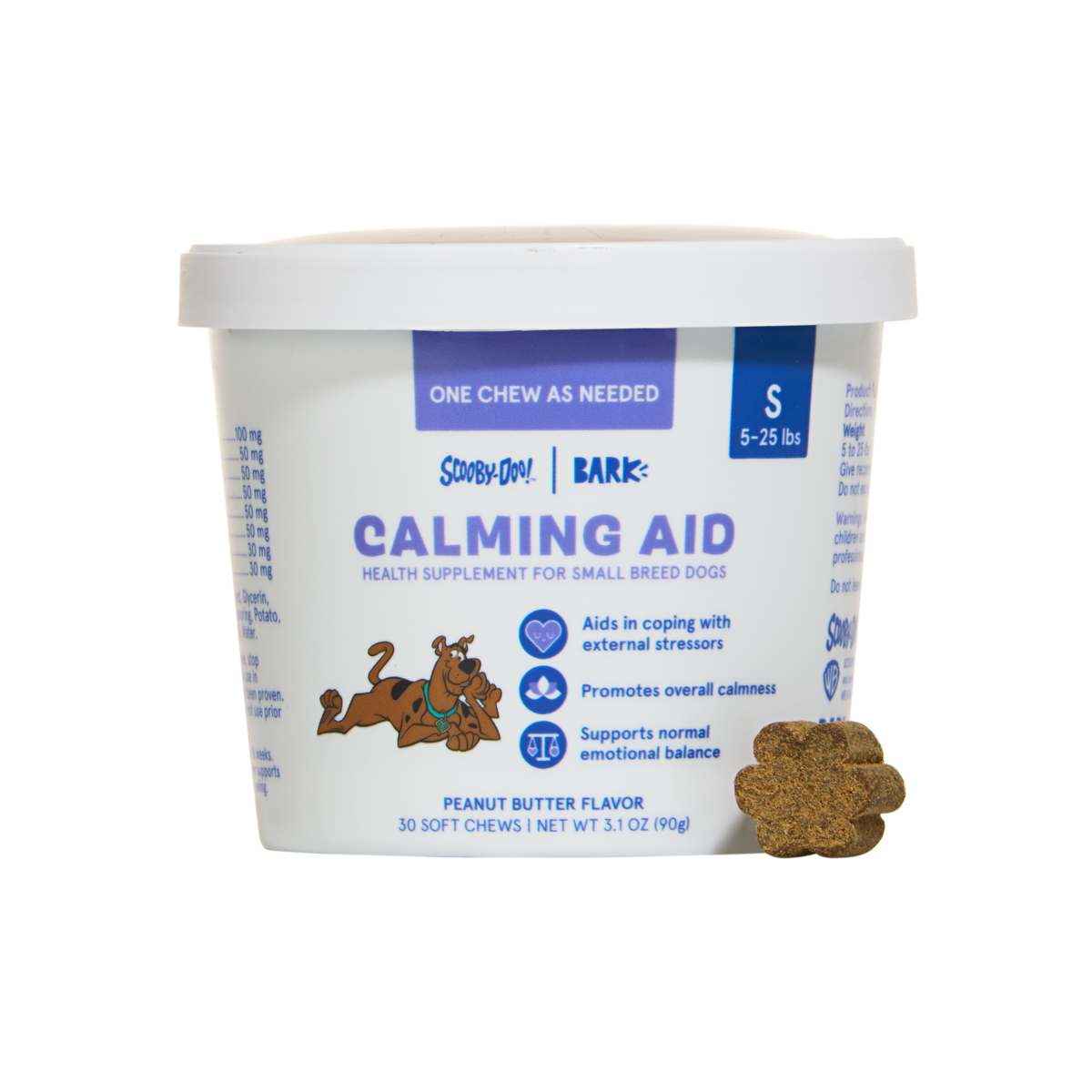 Calming Aid Dog Treat Supplements, 30 Ct#Size_S
