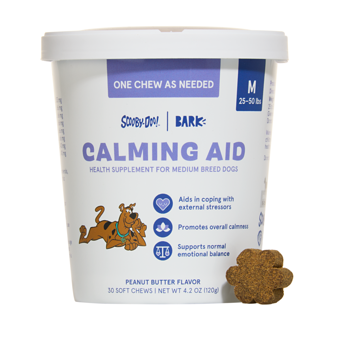 Calming Aid Dog Treat Supplements, 30 Ct#Size_M