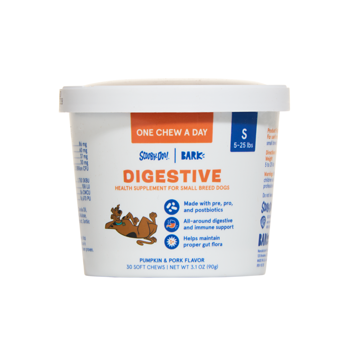 Digestive Dog Treat Supplements, 30 Ct#Size_S