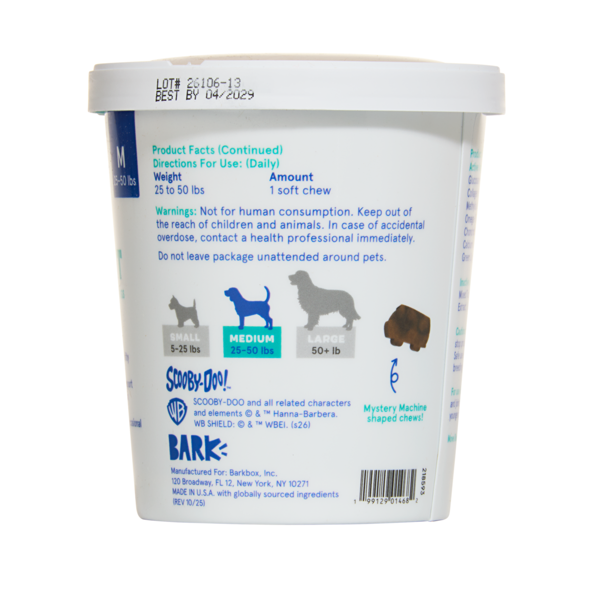 Hip & Joint Dog Treat Supplements, 30 Ct#Size_M