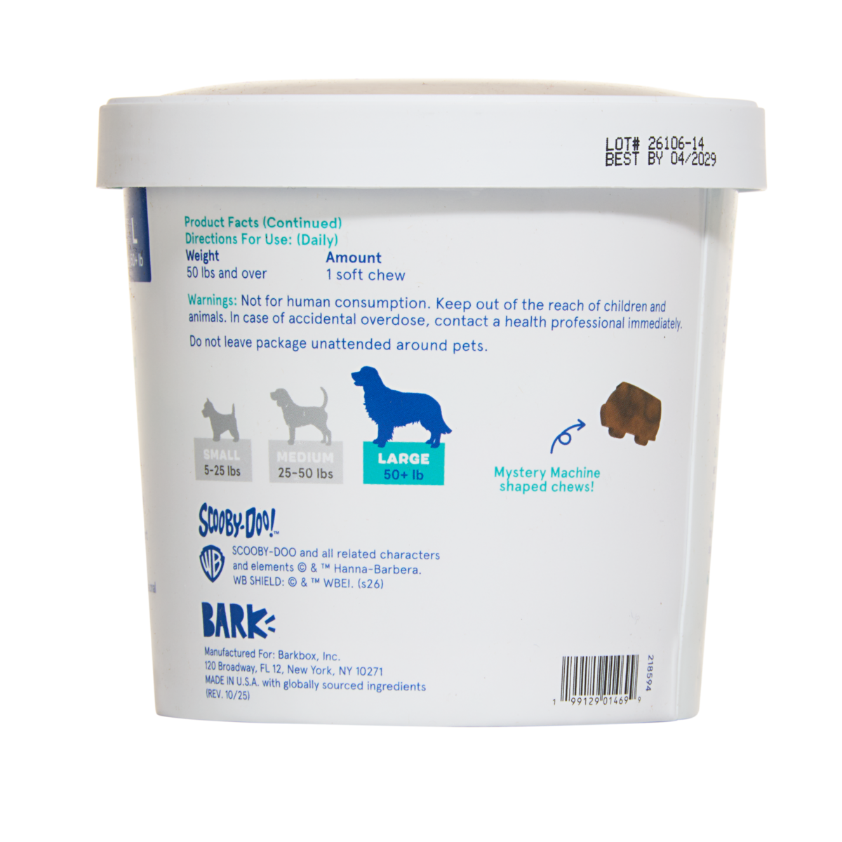 Hip & Joint Dog Treat Supplements, 30 Ct#Size_L