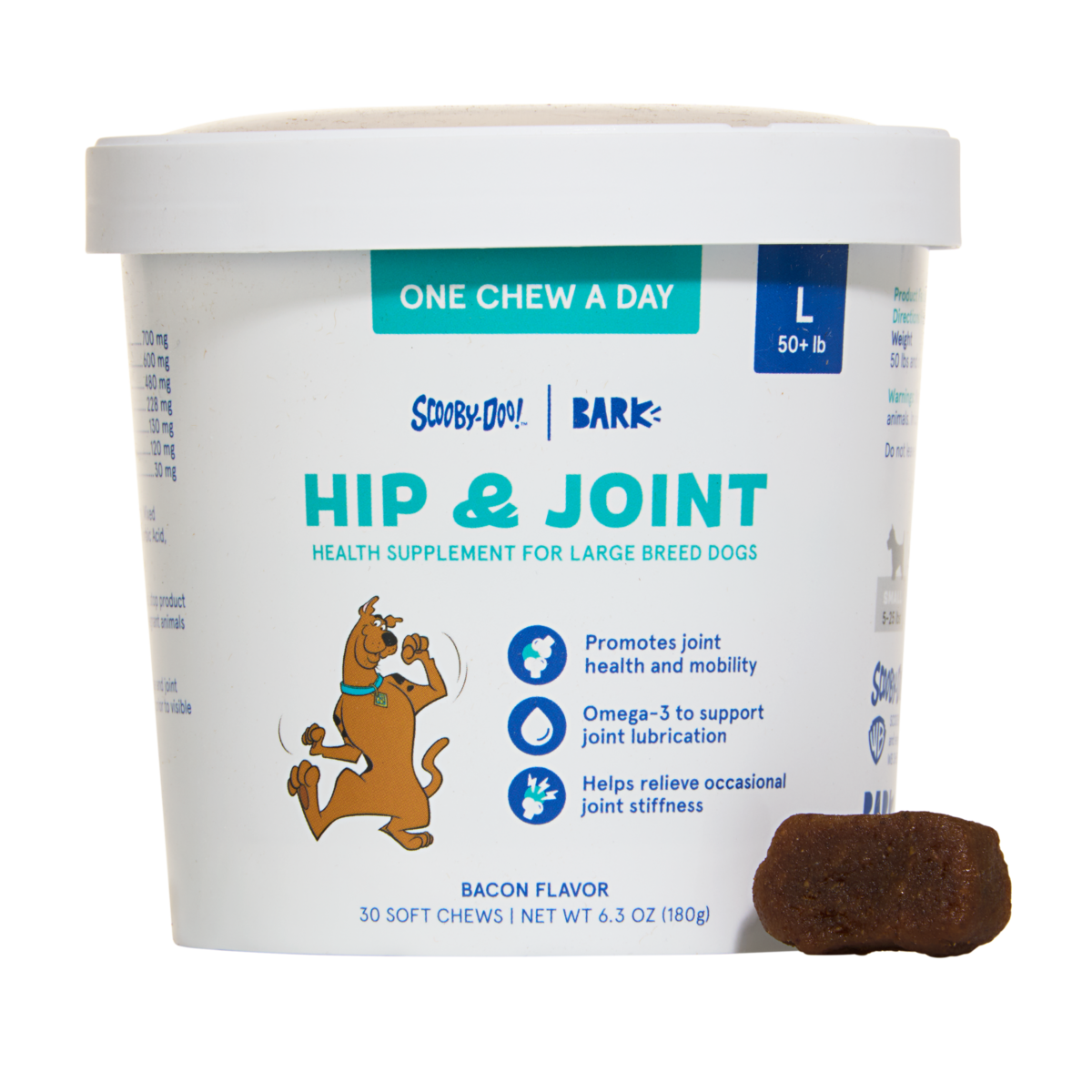 Hip & Joint Dog Treat Supplements, 30 Ct#Size_L